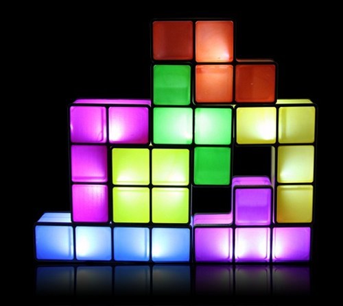 Tetris Desk Lamp of the Day