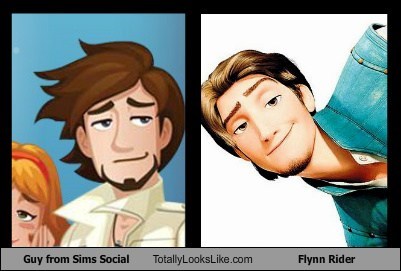 Guy From Sims Social Totally Looks Like Flynn Rider
