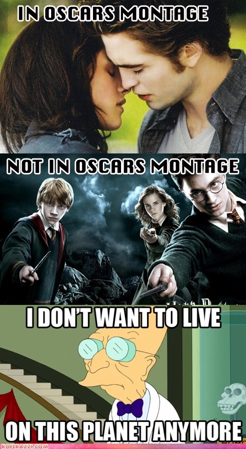 No "Harry Potter" in Oscars Montage?! WTF Academy!