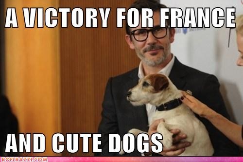 Oscar Winner Michel Hazanavicius and UGGIE!!!!