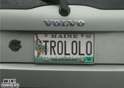 License Plate WIN