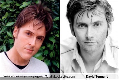 "Weird Al" Yankovic (MTV Unplugged) Totally Looks Like David Tennant