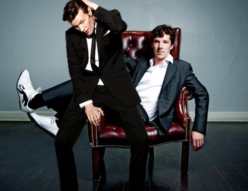 Follow Up of the Day: Matt Smith Says Benedict Cumberbatch Won't Play The Master