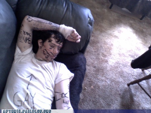 First Rule of Passing Out: Don't Pass Out