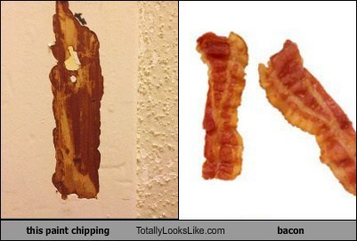 This Paint Chipping Totally Looks Like Bacon