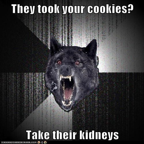 Animal Memes: Insanity Wolf - They Taste Better Anyway