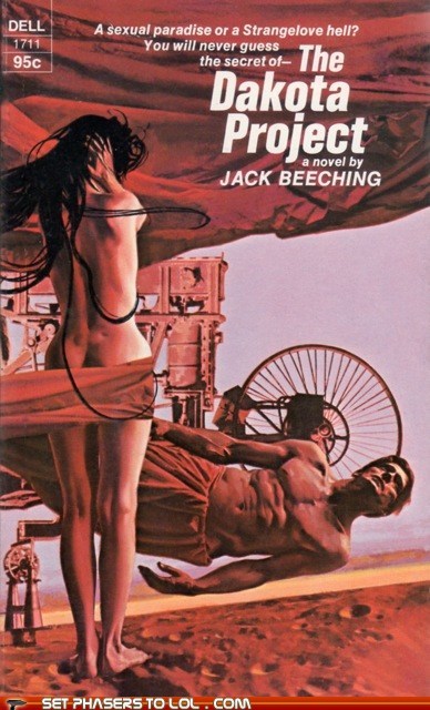 WTF Sci-Fi Book Covers: The Dakota Project