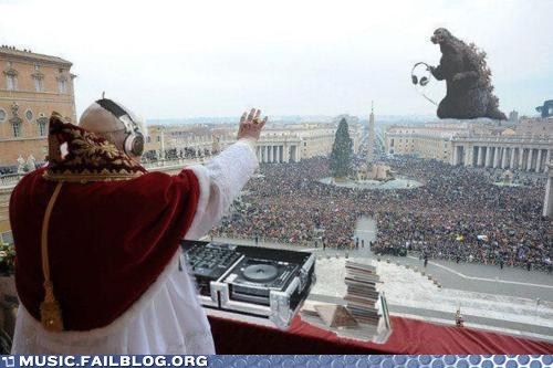 The Pope Lays Down Some Monstrous Beats