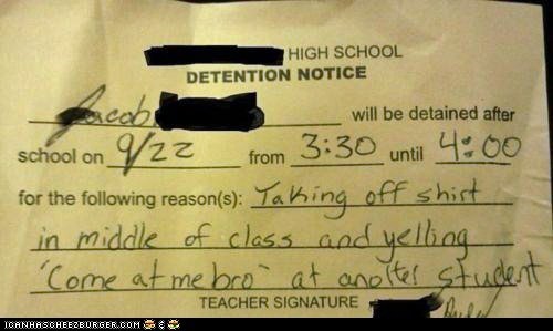 get 3 detentions