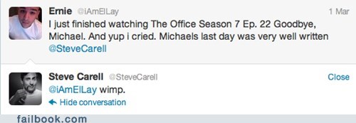 Michael Scott Responds to a Fan
