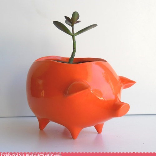 Piggie Planter
