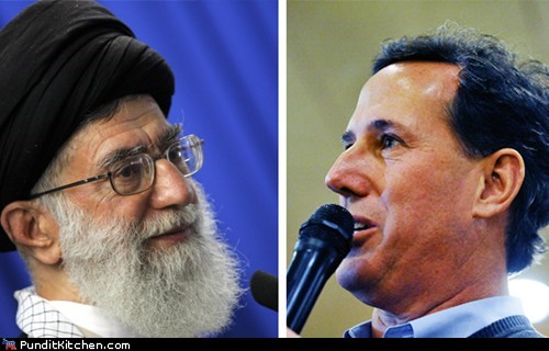 Rick Santorum or the Ayatollah?