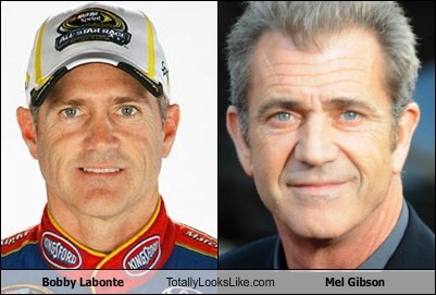 Bobby Labonte Totally Looks Like Mel Gibson