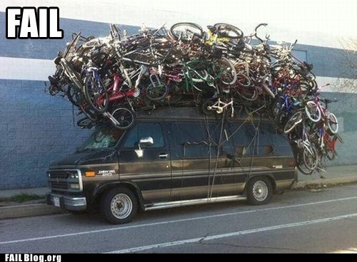 Extreme bike rack!
