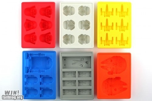 Star Wars Ice Trays WIN