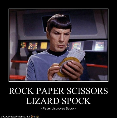 Rock Paper Scissors Lizard Spock