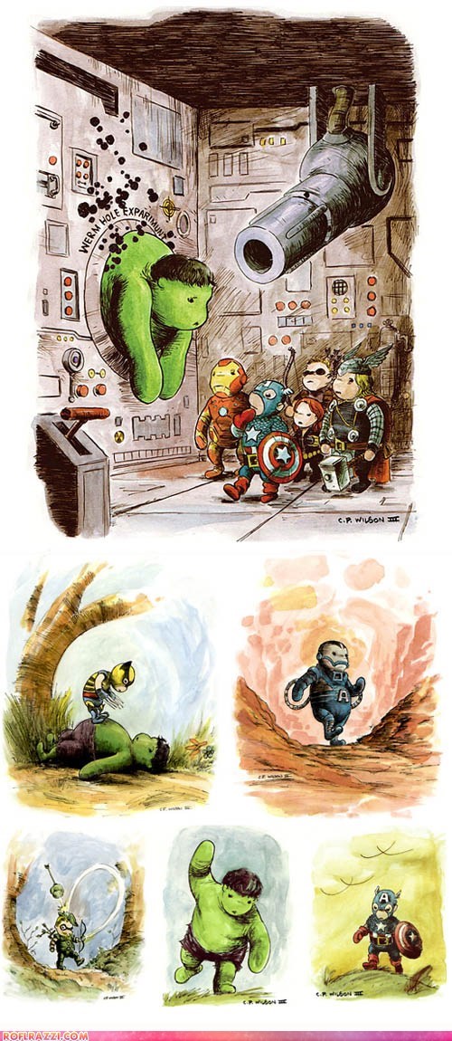 If The Avengers Were to Visit The Hundred Acre Wood