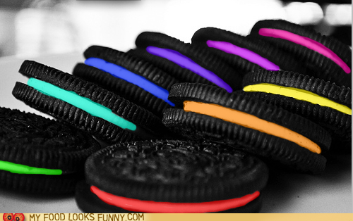 A Rainbow of Cream Filling