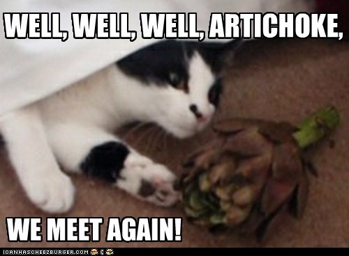 WELL, WELL, WELL, ARTICHOKE, WE MEET AGAIN!