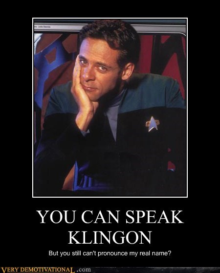 YOU CAN SPEAK KLINGON