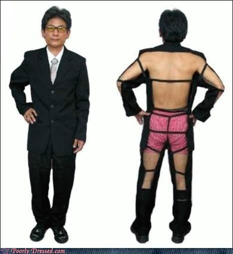 Poorly Dressed: Business In The Front, Party In The Back