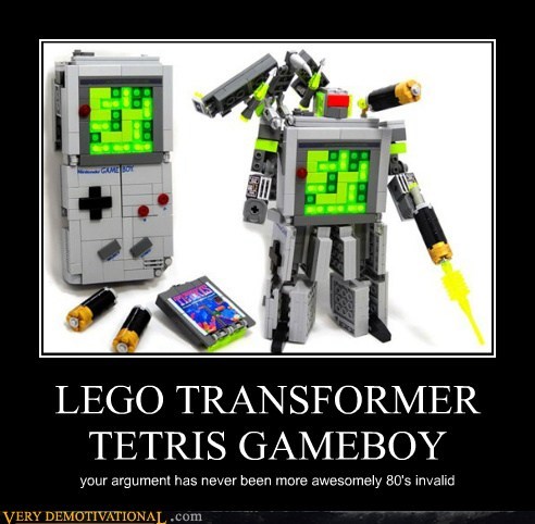 LEGO TRANSFORMER TETRIS GAMEBOY
