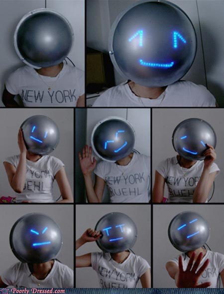 Emoticon Mask Hides Your True Emotions