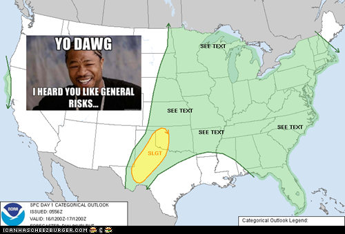 Yo Dawg, I Heard You Like General Thunderstorm Risks...