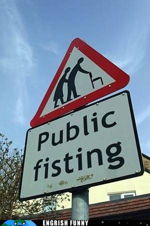 Ugh, Not in Public!