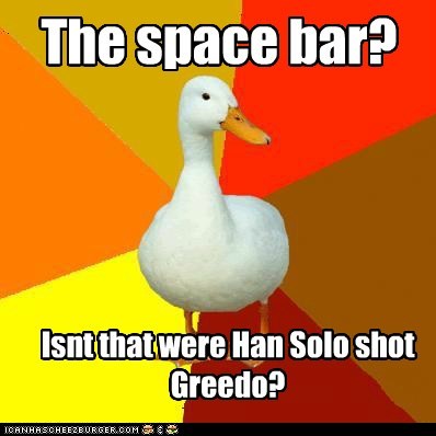 Greedo Typed First!