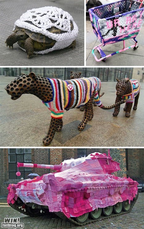 Yarn Bombing WIN