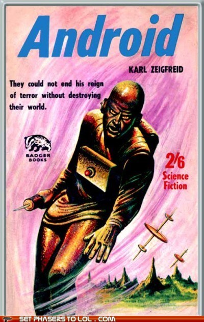 WTF Sci-Fi Book Covers: Android