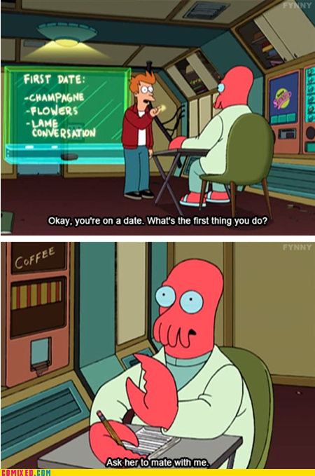 Looking for a Date? Why Not Zoidberg!