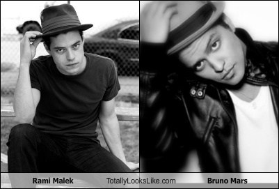 Rami Malek Totally Looks Like Bruno Mars