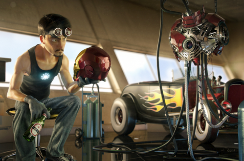 Pixar-Style Iron Man of the Day