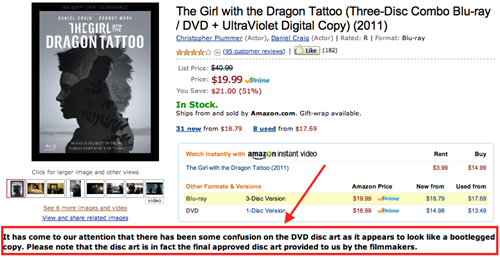 The Girl With the Confusing Disc Art of the Day