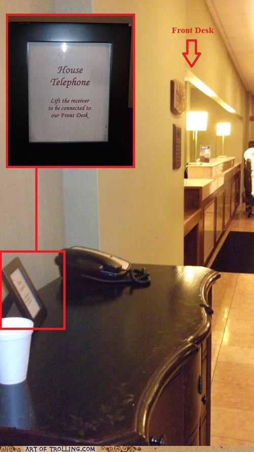 I Need Help Finding The Front Desk