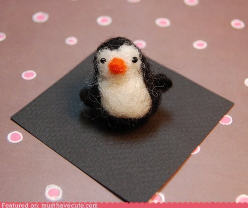 Needle Felted Penguin