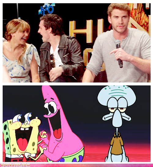 Spoiler Alert: Liam Hemsworth is Squidward
