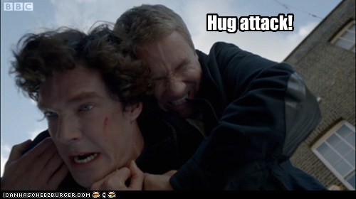 Sherlock Hates Hugs