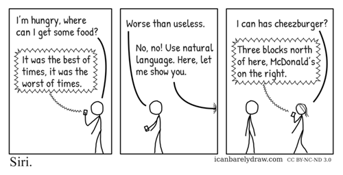 Siri Protip: Dumb Your Language Down