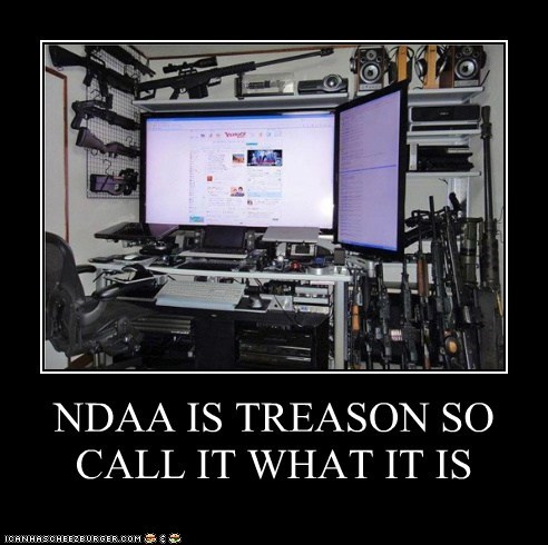 NDAA IS TREASON SO CALL IT WHAT IT IS
