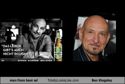 Man From Beer Ad Totally Looks Like Ben Kingsley