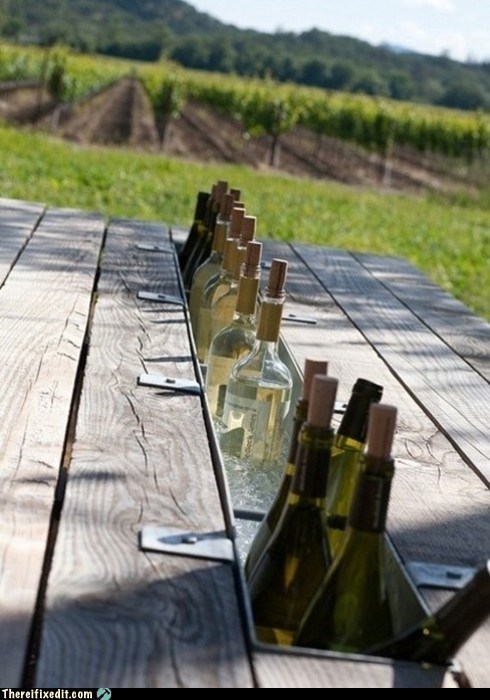There I Fixed It: Swap the Middle Board for a Rain Gutter