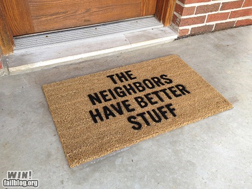 WIN!: Door Mat WIN