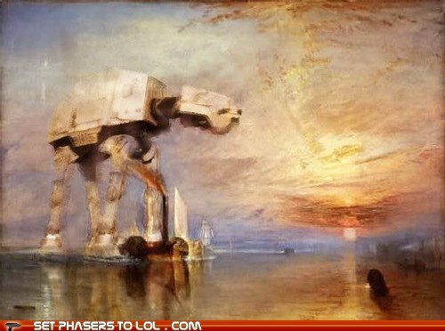 AT-AT Oil Painting