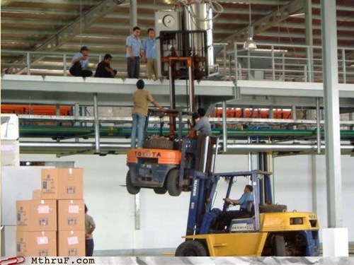 Working Together - Forklift Edition