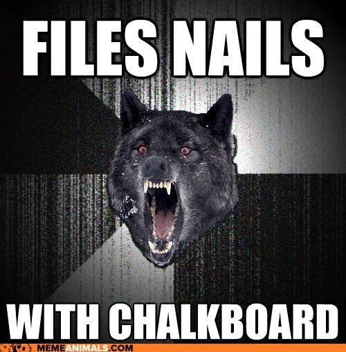 Animal Memes: Insanity Wolf - Music to His Ears
