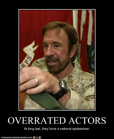 OVERRATED ACTORS