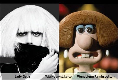 TLL: Lady Gaga Totally Looks Like Wendolene Rambsbottom